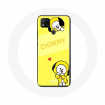 Coque pour Xiaomi Redmi 9C BTS Bangtan BT21 Chimmy Jimin Fond Jaune