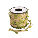 Dirbtinio vynmedžio virvė Ekologi&scaron;ka dėvėjimuisi atsparaus audinio kanapių virvė su dirbtinio vynmedžio žaliais lapais Pradžia 2