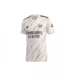 Adidas &bdquo;Arsenal Away&ldquo; gerbėjų leidimas laisvalaikio sportiniai megztiniai trumpomis rankovėmis mar&scaron;kinėliai, vyri&scaron;ki vir&scaron;utiniai drabužiai, balti EH5815 L