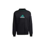 Adidas Originals EQT Logo Embroidered Sport Crew Neck vyri&scaron;kas džemperis su juodais HG8096 M