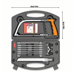 1 rinkinys &bdquo;Devil Saw&ldquo;, kreivinis pjūklas, daugiafunkcis pjūklas, mini rankinis pjūklas &bdquo;pasidaryk pats&ldquo; medžio apdirbimo pjūklas, medžio apdirbimo rankinis pjūklas