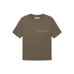 Fear of God Essentials trumpomis rankovėmis mar&scaron;kinėliai su logotipo spauda Vyri&scaron;ki vir&scaron;utiniai drabužiai Medžio rudumo FOG-FW22-720 XXL