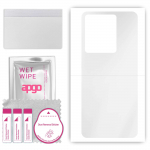 apgo Ultra Clear Protective Skin Sticker for the back compatible with Vivo Y55 4G Vietnam, Wrap Film, Hydrogel Film, Flexible, Soft TPU with positioni