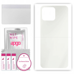 apgo MATTE Protective Skin Sticker for the back compatible with Honor Play 30, Wrap Film, Hydrogel Film, Flexible, Soft TPU with positioning layer eas