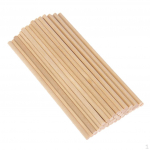 Nedažyti mediniai kai&scaron;čiai Kietmedžio tortų smeigtukai 15x0.5cn