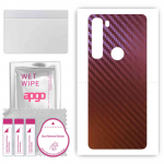 apgo skin sticker film foil vinyl for the BACK compatible with Motorola Edge, scratch-resistant, easy to install - Carbon Chameleon CAKA5