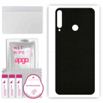 apgo Protective Skin Sticker for the back compatible with Huawei Y7p, Wrap Film, Foil, Vinyl - Pattern Matrix