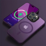 Matinis permatomas matinis telefono dėklas, skirtas iPhone 15 14 13 12 11 Pro Max Plus magnetinis dėklas, skirtas Magsafe belaidžiam įkrovimui For iphone11Promax