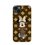 Coque de t&eacute;l&eacute;phone - Maniacase - Iphone 13 - Minnie Disney - Silicone - Souple juoda