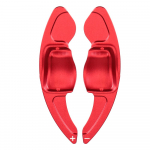 Skirtas VW Golf 5 6 MK6 GTI R Jetta MK5 Passat B6 B7 CC Polo Sharan Tiguan 2vnt./komplektas Automatinis pakeičiamas vairo mentės prailginimo pavarų dangtelis sidabro baltos spalvos