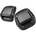 Priekinės sėdynės de&scaron;inės ir kairės pakreipimo rankenų pora Fiesta MK6 2002-2008 1417520 1417521 2Pcs,Right+Left juoda