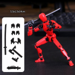 13 sujungtų judančių veiksmo figūrėlių Formos keitimo robotas 3D atspausdintas manekenas personažas Surink žaislus Tėvams ir vaikams Žaidimas Vaikams Dovanos Slėgį mažinantis žaislas