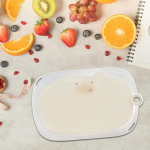Cartoon Cutting Board Chopping Creative Easy to Clean Household Multifunctional with Anti Slip green small