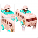 Autobuso formos mielas vandens buteliukas su dirželiu per petį Buteliai Mergaitėms Puodelis kempingui Mokyklai mėlyna