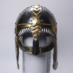 Viking Chainmail &scaron;almas, Black Vandal Medusa, Viduramžių tamplierių riterio kryžiuočių &scaron;arvai, vikingų lerpo kario &scaron;almas, plienas, žalvarinis &scaron;almas