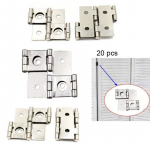 20 vnt. sulankstomų tinklelių vartų vyriai, retro stiliaus, dvigubo veikimo durų vyriai, baldų sulankstomų tinklelių vyriai, furnitūra, miegamasis, vonios kambarys, durys