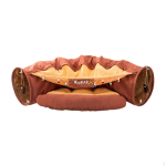 2 in 1 Cat Tunnel Bed Activity Center with Removable Washable Mat for Outdoor