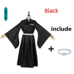 Anime Demon Slayer Kimetsu No Yaiba Tanjirou Kamado Nezuko Cosplay Moterų ir Vyrų Vaikų Kimono Cosplay Kostiumų Helovino rinkiniai 110cm gray