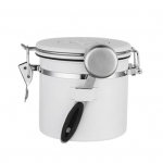 1 rinkinys 1200/1500/1800 ml Nerūdijančio plieno sandariai uždarytas stiklainis vienpusis Co2 vožtuvas, prakti&scaron;ka, hermeti&scaron;ka kava, arbatos lapeliai su dangteliu