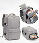 Moterų rankinio bagažo kelioninis kuprinė ne&scaron;iojamojo kompiuterio krep&scaron;ys didelės talpos Easyjet kuprinė Ryanair vandeniui atsparus krep&scaron;ys One Size balta