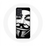 Coque Maniacase pour Samsung Galaxy A32 4G Nous Sommes L&eacute;gion Masque Anonyme
