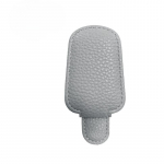 Auk&scaron;čiausios kokybės odinių automobilių akinių laikiklis &ndash; prabangus skydelio laikiklis su kelių kortelių laikikliu