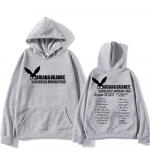Ariana Grande gobtuvas rudeniui/žiemai Gotika Patogūs megztiniai ilgomis rankovėmis Hip Hop Drabužiai Sudaderas Hooded Punk Hoody XS