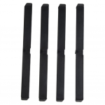 4 vnt. Dangtelis Stogo bagažinė 51 87 877 51 87 878 Priekinis Galinis Opel Astra Stogo bagažinė Juodas Plastikas Kelionės Automobilių Priedai CHINA