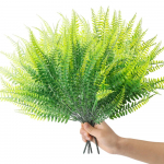 10/1vnt Dirbtiniai augalai Žolė 7 &scaron;akutė Plastikinė pavasarinė žolės augalo sienelė Žalias augalas Dekoratyvinės gėlės Dekoratyvinės namų dekoracijos 1PCS žalia