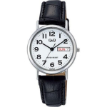 Citizen Unisex A203-304 ( Žiūrėkite klausimų ir klausimų dieną-datą) Apvalus laikrodis juodas analoginis