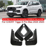 CHERY Tiggo 8 Pro Max 2024 2025 Automobilio stilius ABS Automobilio purvasargiai Purvo apsauga Purvasaugiai Purvasargiai Priekinis Galinis sparnas Priedas juoda