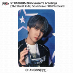 Stray Kids 2025 Sezono sveikinimai The Street Kids Soundwave POB Fotokortelė KPOP Changbin