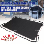 Atsparus vandeniui Oksfordo audinio Kemperio Galinės Durys Saulės ir Lietaus Apsauga RV Tailgate Cover