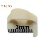 2/3/4MM Siuvimo &scaron;ablonas Pir&scaron;to liniuotė DIY Siuvimo rankdarbių projektai Lopininis siuvinėjimas 3D spausdinti Siuvimo trafaretų įrankiai su tikslia skale Dovana siuvimo entuziastams 3mm pilka
