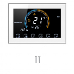 I&scaron;manusis namų termostatas su LCD ap&scaron;vietimu, temperatūros reguliatorius vandeniui, dujoms