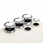 &bdquo;Camera Matel&ldquo; žiedas, skirtas &bdquo;Samsung Galxy S24 Ultra S23 FE Plus S24+ S22 S25 ultra Back Lens&ldquo; grūdinto stiklo dangtelio apsauga, galinio dėklo dangtelis S24 Ultra sidabras