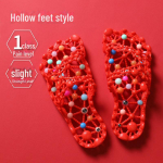 Vasaros moteri&scaron;kos masažinės &scaron;lepetės: Pėdų terapija, Neslystantis, Greitai džiūstantis, Naudojimui patalpose Fits Foot Size 39-40