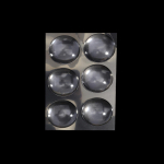 6 vnt./rinkinys Skaidrus silikoninis apsauginis buferis Durų sienų lipdukai Lipnūs Apvalūs silikoniniai durų stabdikliai Neslystantys guminiai buferiai 40*8mm