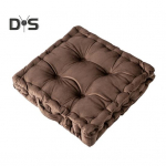 Kėdės sėdynės pagalvėlė Stora aksominė sėdynės pagalvėlė 38x38cm Vientisos spalvos čiužinio pagalvėlė Vidaus grindų pagalvėlė su ne&scaron;imo rankena namams, biurui, sėdimam darbui ruda