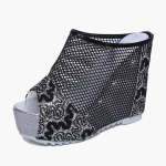 Moteri&scaron;ki &bdquo;Hlow Wedge&ldquo; auk&scaron;takulniai batai Moteri&scaron;ki vasariniai sandalai 35