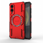 Magnetinis prabangus &scaron;arvuotas smūgiams atsparus dėklas Samsung S25 Edge Capa spalvotas kietas smūgiams atsparus apskritas magnetinis Samsung Galaxy S25 Edge Galaxy S25 Edge žalia