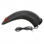 10 Inch Electric Scooter Rear Mudguard with Lamp Red Light Scooter Splash Guard Replacement