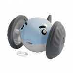 I&scaron;manus elektrinis interaktyvus katės žaislas Automati&scaron;kai judantis žaislas su LED lempute Įkraunamas Atsitiktinio judėjimo banginio žaislas naminėms katėms nuo nuobodulio mėlyna