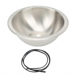 RV virtuvės kriauklė 304 nerūdijančio plieno vielos poliravimas lyginimas vietą taupanti apvali RV kriauklė kemperiui, laivui