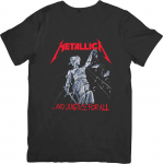 Heavy metal roko muzika Unisex tinka vyrams ir moterims Kokybi&scaron;ki medvilniniai mar&scaron;kinėliai Juodi S