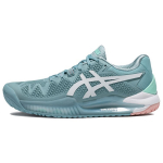 Asics Gel Resolution 8 Dūminės Mėlynos Moteri&scaron;ki Sportbačiai Balti 1042A072-408 36
