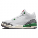 Air Jordan 3 Retro Lucky Green Moteri&scaron;ki sportbačiai Balti Varsity-Raudoni Cementiniai Pilki CK9246-136 35.5