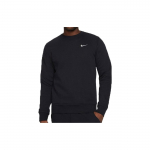 Nike logotipas Spausdintas apvalia kaklo i&scaron;kirpte ilgomis rankovėmis Puloveris Megztinis Vyri&scaron;kas Megztinis Juodas 623459-010 S