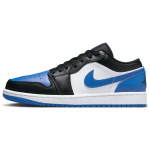 Air Jordan 1 Low Alternate Royal Toe Vyri&scaron;ki sportbačiai Balti Karali&scaron;kai mėlyni Juodi 553558-140 45