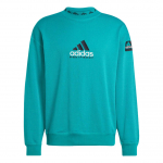 Adidas Equipment &Scaron;iltas Patogus Mink&scaron;tas &Scaron;velnus Apvaliu Kaklu Džemperis Unisex Džemperis Žalias JN7146 XL